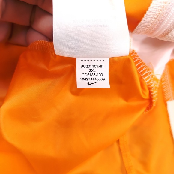 Tennessee Volunteers Jacket Mens 2XL Orange Team Issued Nike On Field 1/4 Zip - Picture 11 of 16